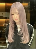 メルティカラーフェミニンロング似合わせカットレイヤーカット