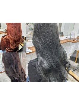 お客様のご要望を直接把握しながら最後まで施術するから、理想のヘアスタイルを実現できる♪