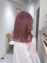 ペレ 渋谷(PELE)&nbsp;くびれヘア/アプリコットオレンジ/夏のヘアアレンジ/渋谷