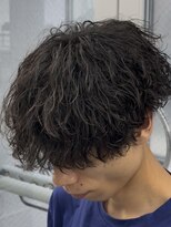 オーバル ジングウマエ(OVARL jingumae)&nbsp;波巻き縦落ちミックスメンズパーマ