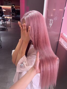 ダズリングディア(Dazzling Deer) ペールピンク/ロング/ハイトーン/ストレート/学割