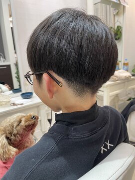 マッシュの刈り上げ