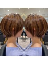 バンプ ギンザ(BUMP GINZA) 30代40代50代大人ショート髪型丸顔前髪あり似合わせ 安