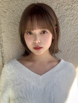 アビー(ABBEY3)&nbsp;外ハネボブラインボブ切りっぱなしボブヘイリーボブ大人ボブ