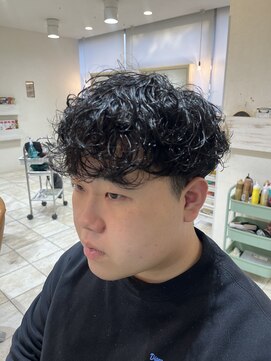 ヘアースペースブルーム リアン 岡町店(HAIR SPACE BLOOM Lien) 岡町/メンズパーマ/シャドーパーマ