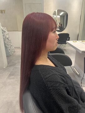 エイト 武蔵小杉店(EIGHT) ツヤ感たっぷり！赤ピンクカラー