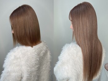 ヘアーデザインルアナ(Hair design Luana.)の写真/話題の上質エクステ！自然な仕上がりで、お手入れ簡単♪地毛との馴染みも抜群でリピーター続出★