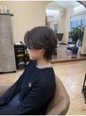 レイヤー ボブ ショート インナーカラー 韓国