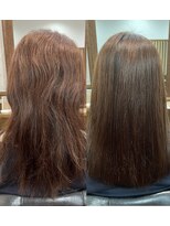 シェアする美容室 結び 結びの縮毛矯正で扱いやすいサラツヤな髪へ★