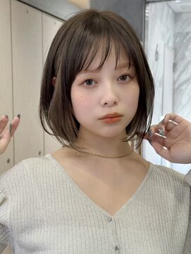 ロンド メリー 大宮(Lond merry) 結べる長さのボブ/ハッシュカット/レイヤーウルフカット/顔周り