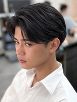 シーフ 千葉(Cyf)&nbsp;MEN’S HAIR/千葉駅/センターパート/曲がる縮毛矯正/齊藤大樹