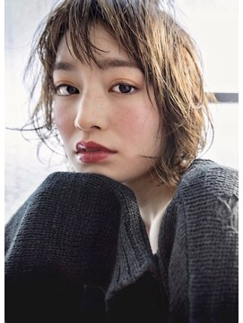 ヘアーアンドアトリエ マール(Hair&Atelier Marl) 【Marl】セミウエットな質感のショートボブ♪