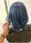 【Zina SAPPORO】ラベンダーブルーウルフボブ