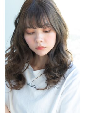 ヌーン ヘアメイク プラス ハッピータイムズ(NOON hair make+happy times) 耳かけ☆透明感イルミナアッシュベージュ 中野ヌーンstyle89