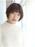 ★岡田有加★20代30代/大人可愛いひし形ショート【丸顔さん】