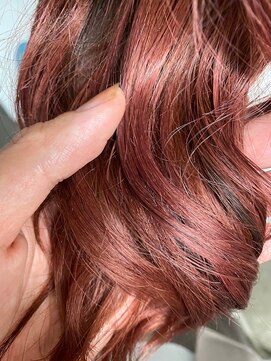 ヘアーアンドメイク ファット(Hair&Make PHAT) ハイトーンカラーピンクベージュ10代20代30代