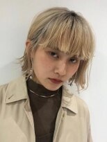 フラミューム たまプラーザ(flammeum)&nbsp;ハイトーンボブ×ワイドバング【フラミュームたまプラーザ】