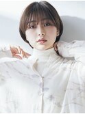  ボブ/カーキグレージュ/大人かわいい[恵比寿/恵比寿駅]