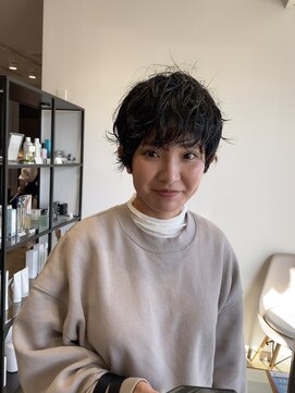 ケーオーエスビューティー(K O S beauty) マッシュショート×パーマ