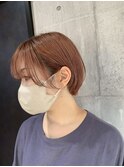 [吉原勇気]マッシュショート×ピンクベージュ