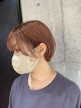 ハク(haku) [吉原勇気]マッシュショート×ピンクベージュ