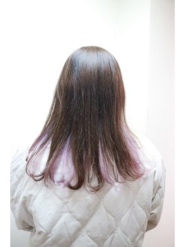 キミ(kimi) 【kimi自由が丘】ケアブリーチインナーカラー×ラベンダーピンク