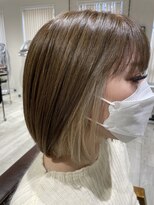 ヘアー ミッション 心斎橋店(hair Mission) インナーカラー♪柔らかベージュカラー