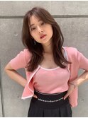 髪質改善*ナチュラルレイヤーシアーカラー【Zina 梅田茶屋町】