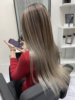 ラムシェール(LamChele)&nbsp;☆lamchele☆ホワイトシルバー×バレイヤージュ