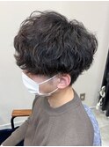 緩め波巻きパーマ/ノーセット/ツイストスパイラル/メンズ/池袋