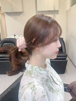 髪質改善/ロングヘア/レイヤーカット/韓国風/酸熱トリートメント