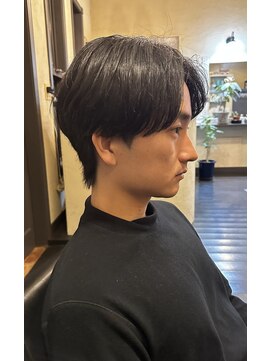 ウォルク(WOLK) ナチュラルセンターパート/ニュアンスパーマ