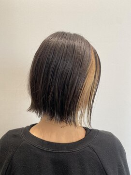 リールヘア 千早店(rire hair) デザインカラー×ボブ