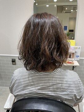 サンクチュアリー ウィズ コネクト(Sanctuary with connect) ふわっと楽ちんパーマ×30代40代