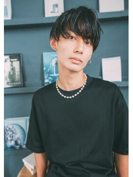 ケーズ コレクション 本荘店(K's collection) メンズツーブロックマッシュ/アッシュブラック