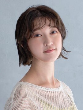 アース 熊本下通店(HAIR & MAKE EARTH) 切りっぱなし空気感ボブ