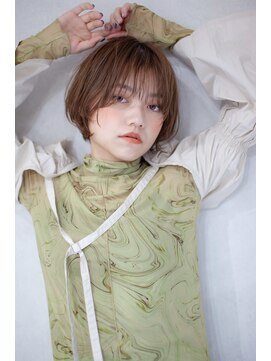 アッシュ 池袋店(Ash) 10代20代30代『『ふんわりショートボブ』 #池袋駅