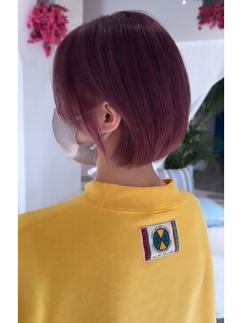 ファムエリア(FEMME AREA) ピンクパープルカラー ダブルカラー ブリーチカラー