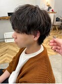 前髪パーマ/無造作パーマ/マッシュパーマ