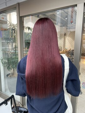 アドア 横浜(ADORE) 【ADORE 横浜】チェリーレッド×ブリーチカラー