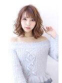 ウェットヘアゆるカールセミディ