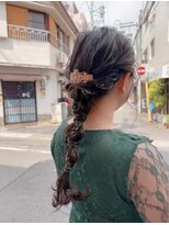 ヘアアートヒサ(HAIR ART hisa)&nbsp;｢RYOKO｣ガーリー編みおろし