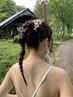 【LINEのみ予約受付 担当者ID→＠578zrvaf】ヘアセット＋着付け 12100円～