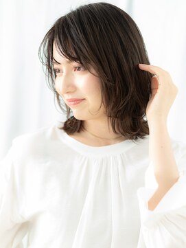 ドクターズ サロン ラブ(Dr's Salon LAB) 大人可愛い髪質改善外ハネくびれボブa古河30代40代