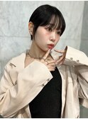 20代30代40代◎韓国ヘアー顔周りレイヤー似合わせカットロブ