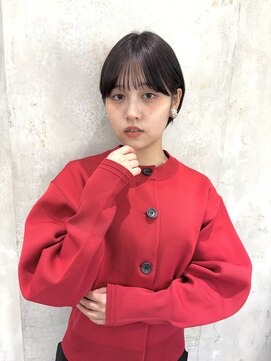 ロンドフルール 大宮東口(Lond fleur) ワイドバングイメチェン美髪外ハネボブ+レイヤーカット韓国/大宮