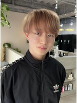 フラッグヘアー 博多駅前店(Flag HAIR)&nbsp;ミルクティー　ダブルカラー　ブリーチ　ニュアンスパーマ