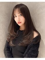 レイヤーロング/顔まわりカット/前髪カット/似合わせ/名古屋/栄