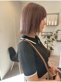 ケアブリーチホワイトピンクベージュカラーハイトーンカラー