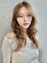 ロンドネートゥル 新潟(Lond naitre)&nbsp;ミディアムヘア/暗めカラー/デザインカラー(新潟/万代）
